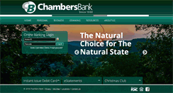 Desktop Screenshot of chambers-bank.com